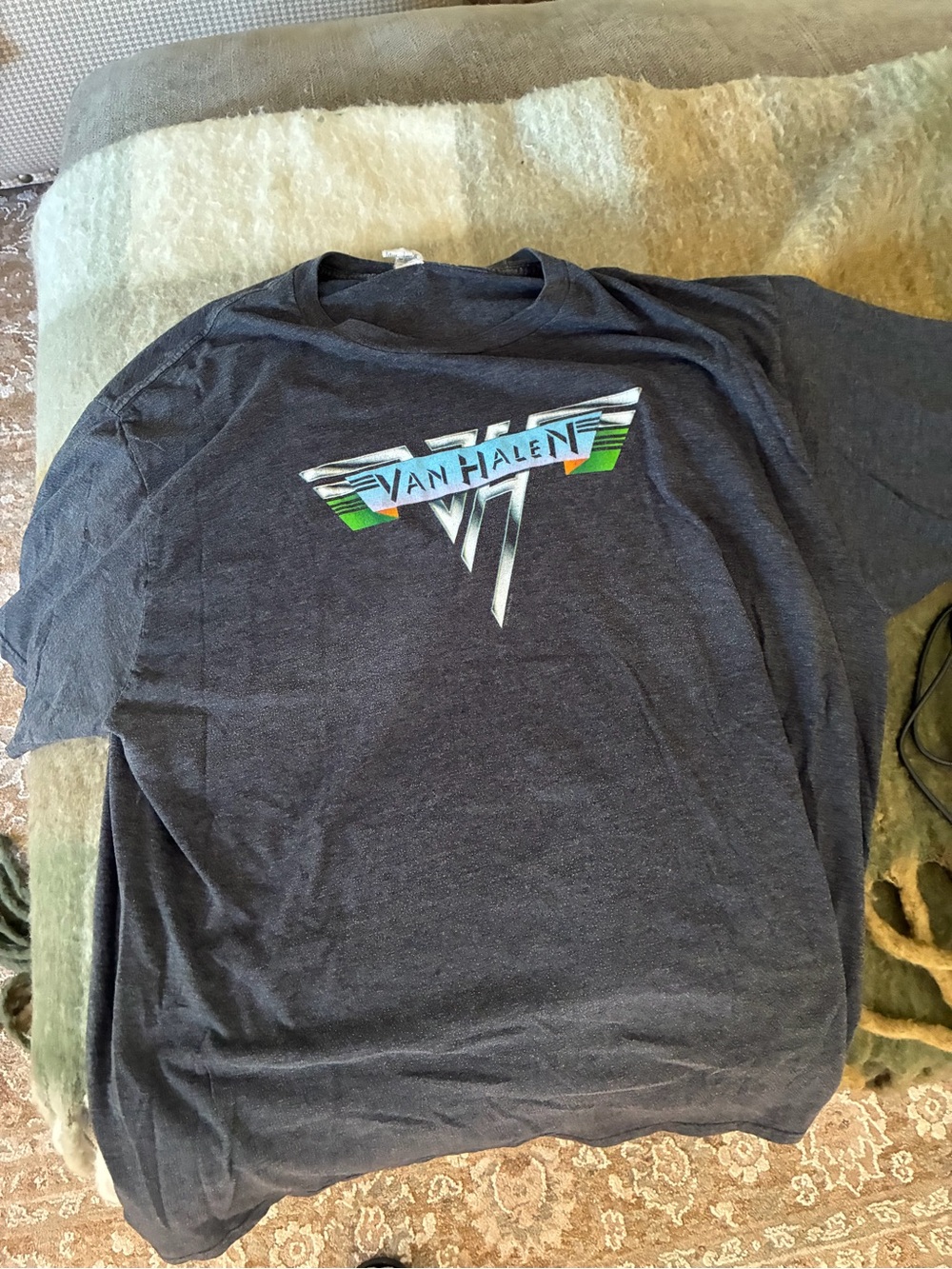 Classic Van Halen Men's Graphic T-Shirt - Charcoal 2XL